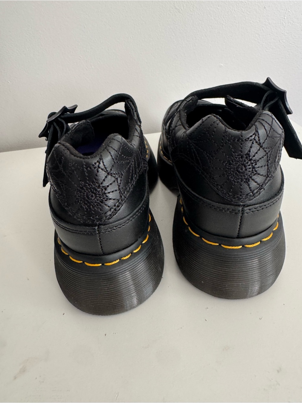 New DR. MARTENS X Wednesday Buzz Mary Jane Platform Shoes 8 - Picture 12 of 15